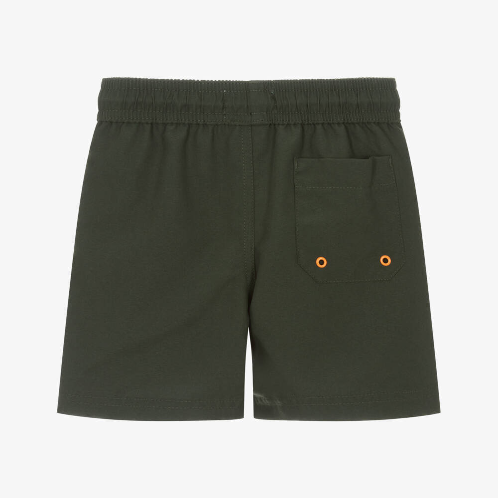 Timberland-شورت سباحة لون أخضر كاكي للأولاد | Childrensalon Outlet