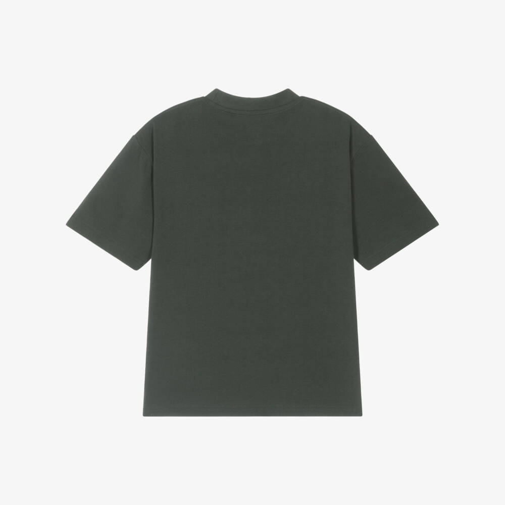 Timberland-Boys Khaki Organic Casual Tee | Childrensalon Outlet