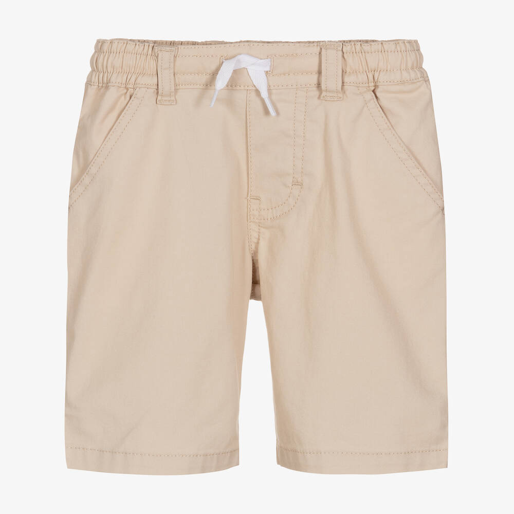 Timberland - Hellbeige Twill-Shorts für Jungen | Childrensalon