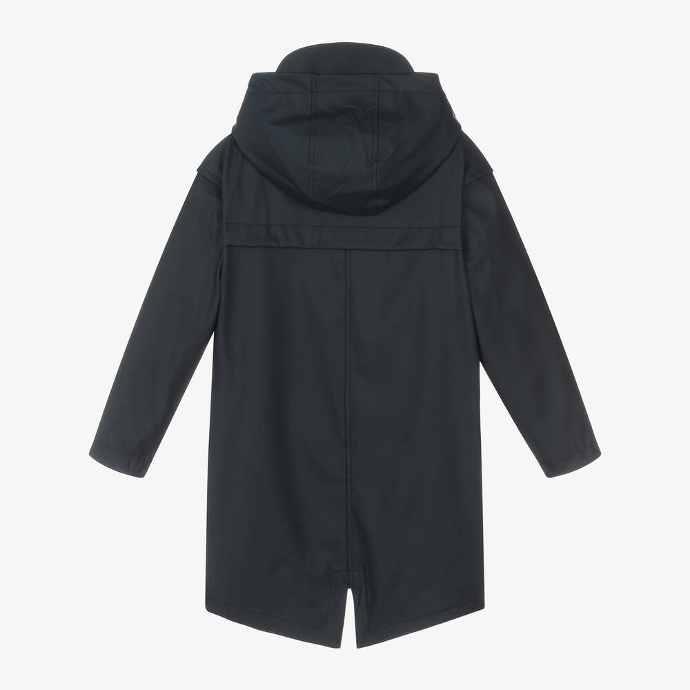 Timberland Boys Navy Blue Hooded Raincoat Childrensalon Outlet