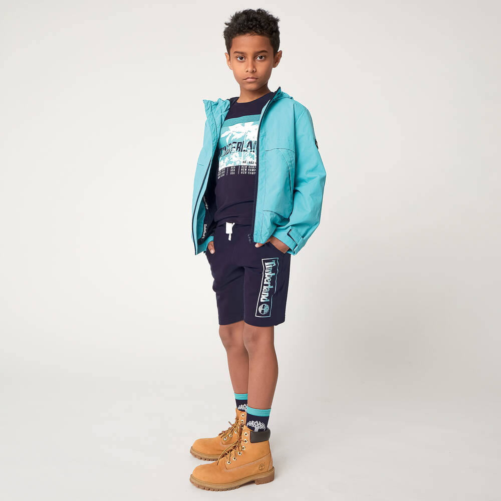 Timberland-Синие шорты для мальчиков | Childrensalon Outlet