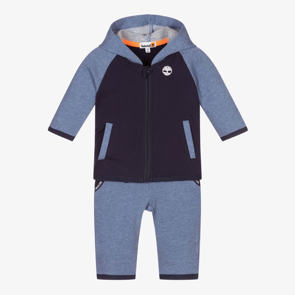 Timberland-Boys Navy Blue Logo Tracksuit | Childrensalon Outlet