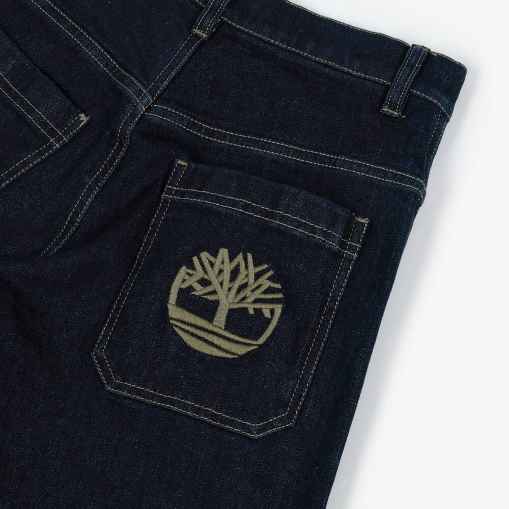 Timberland-Джинсы свободного кроя синие для мальчиков | Childrensalon Outlet