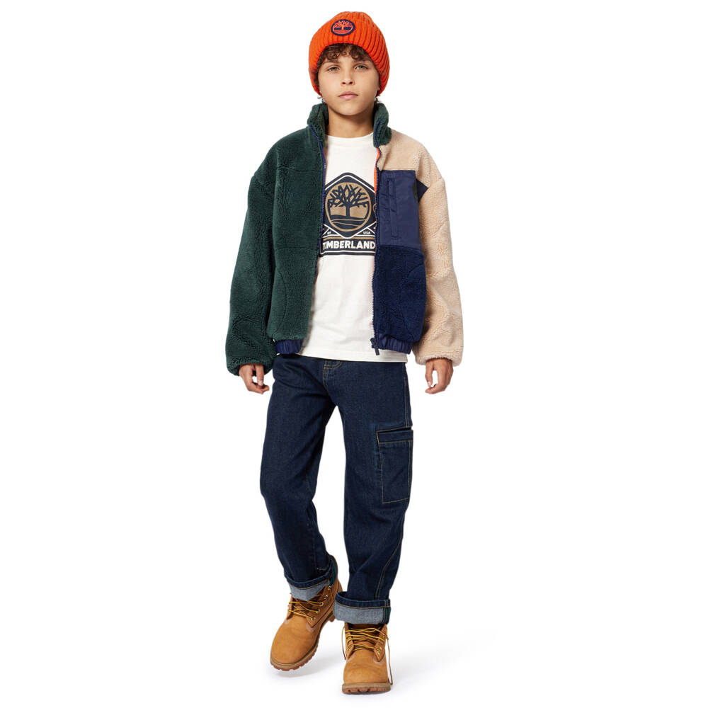 Timberland-Джинсы свободного кроя синие для мальчиков | Childrensalon Outlet