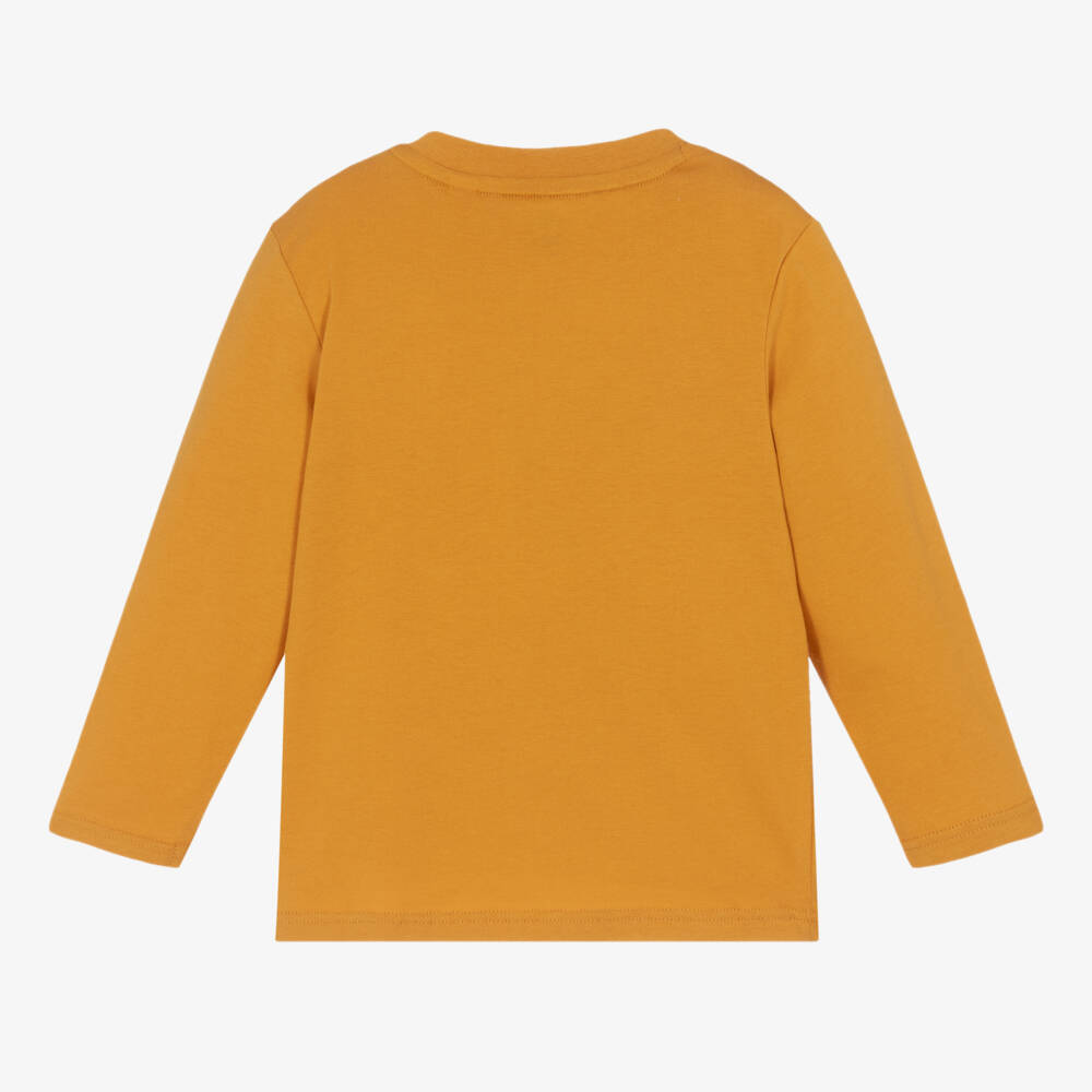 Timberland-Boys Organic Yellow Dino Top | Childrensalon Outlet