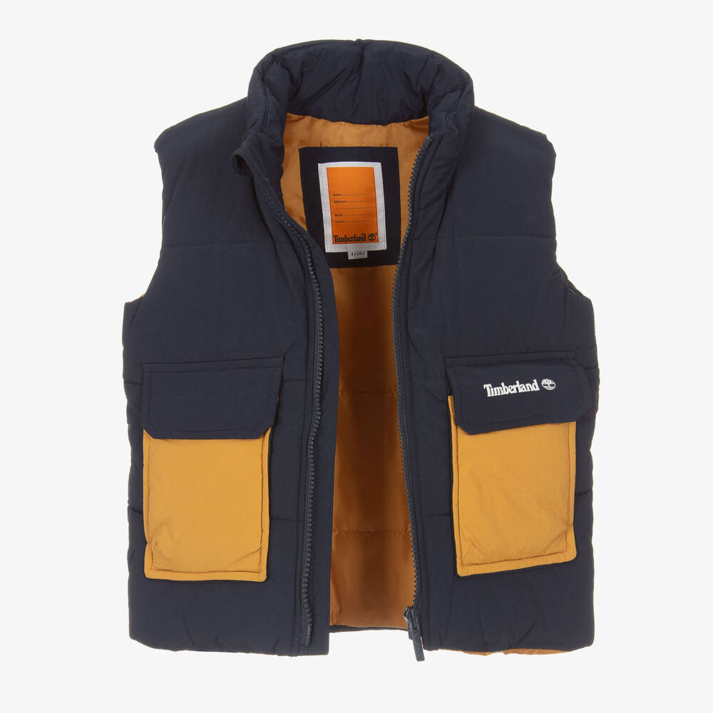 Timberland-جيليه بافر لون كحلي للأولاد | Childrensalon Outlet