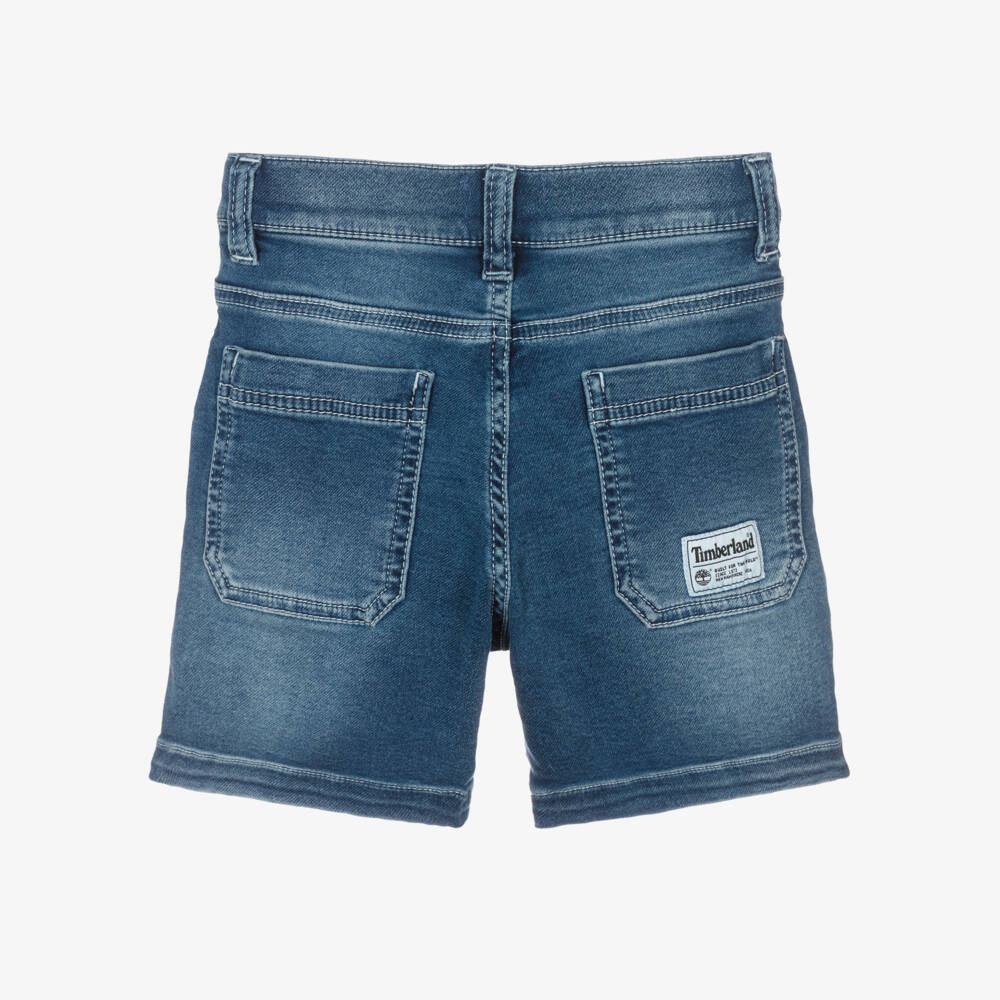 Timberland-Boys Relaxed Dark Denim Shorts | Childrensalon Outlet