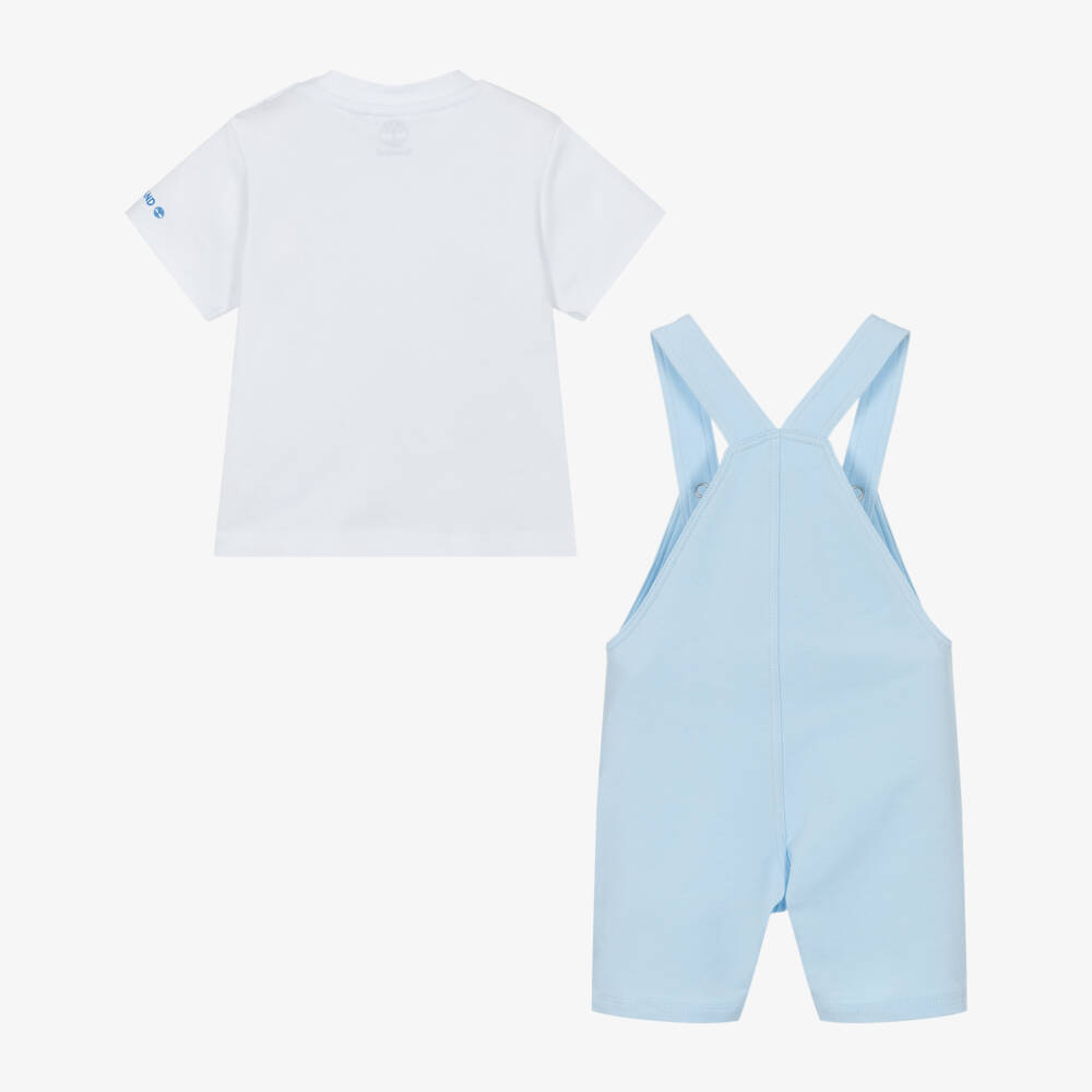 Timberland-Boys Sky T-Shirt & Dungaree Duo | Childrensalon Outlet