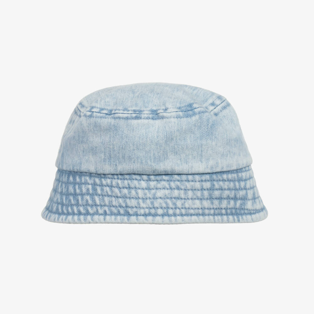Timberland-Boys' Soft Blue Denim Sun Hat | Childrensalon Outlet