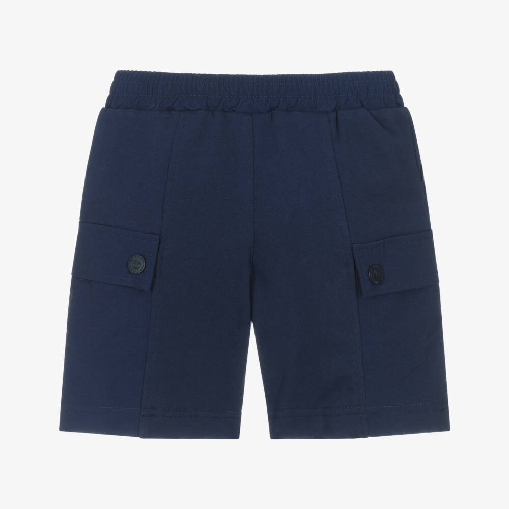 Timberland-Мягкие синие трикотажные брюки для мальчиков | Childrensalon Outlet