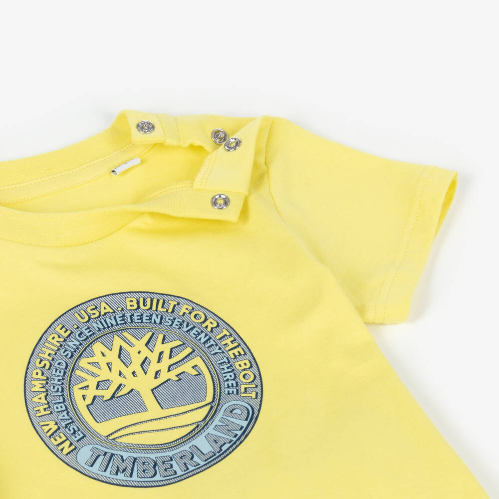 Timberland-Boys Sunny Cotton Tree Tee | Childrensalon Outlet