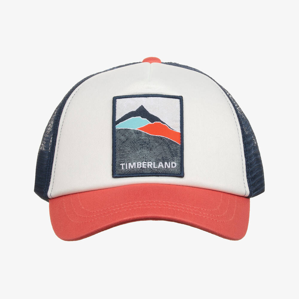 Timberland-Boys Tri-Colour Baseball Cap | Childrensalon Outlet
