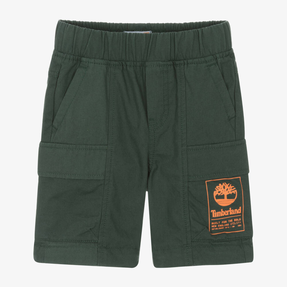 Timberland-Универсальные зеленые карго брюки для мальчиков | Childrensalon Outlet