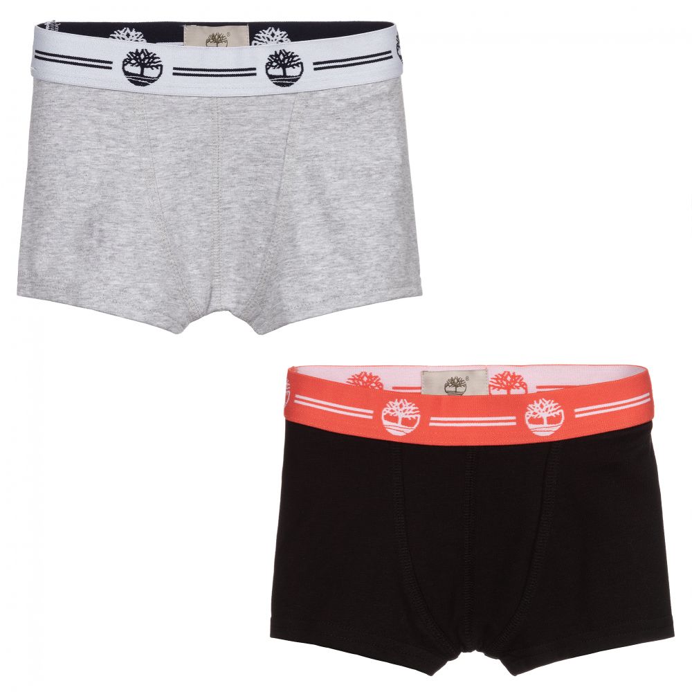 Timberland - Cotton Boxer Shorts (2 Pack) | Childrensalon