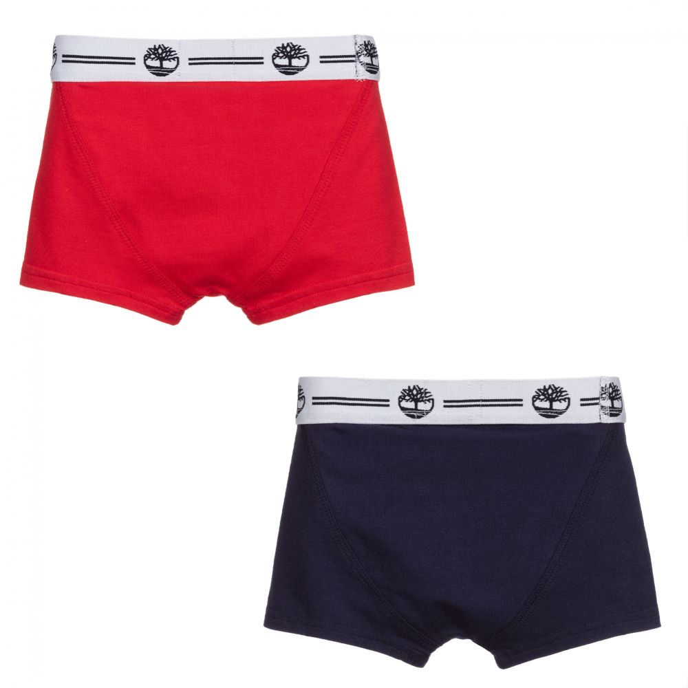 Timberland-Cotton Boxer Shorts (2 Pack) | Childrensalon Outlet