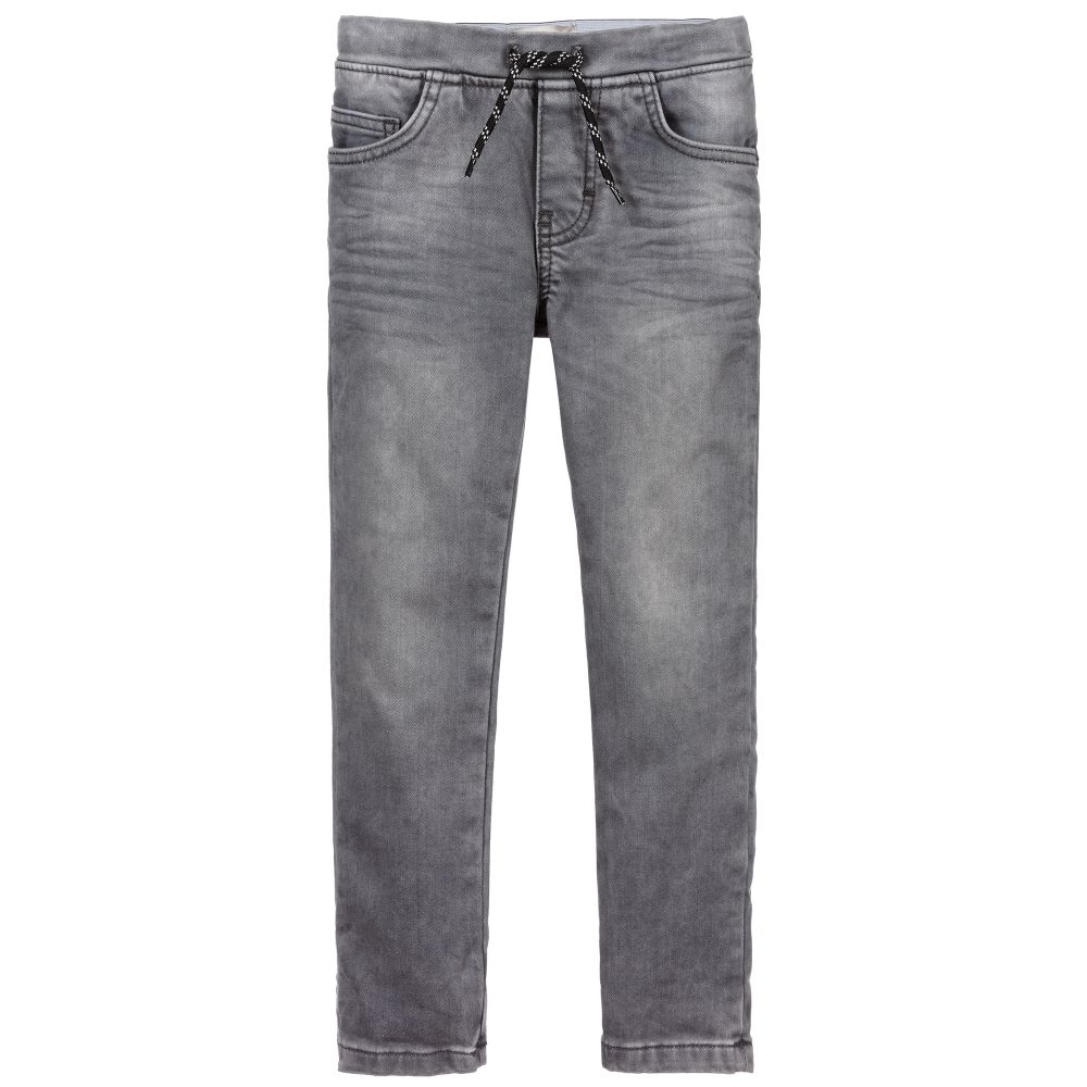 Timberland - Grey Slim Fit Jersey Jeans | Childrensalon