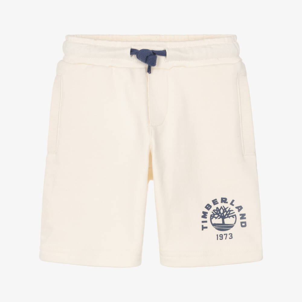 Timberland-Кремовые шорты с логотипом для мальчиков | Childrensalon Outlet