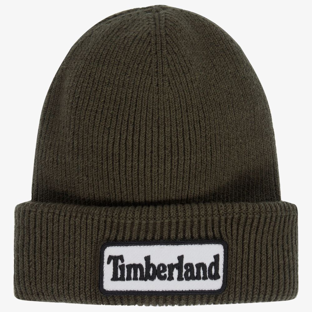 Timberland - Khakigrüne Beanie | Childrensalon