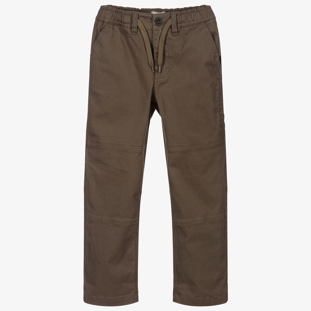 Timberland - Khaki Green Cargo Trousers | Childrensalon