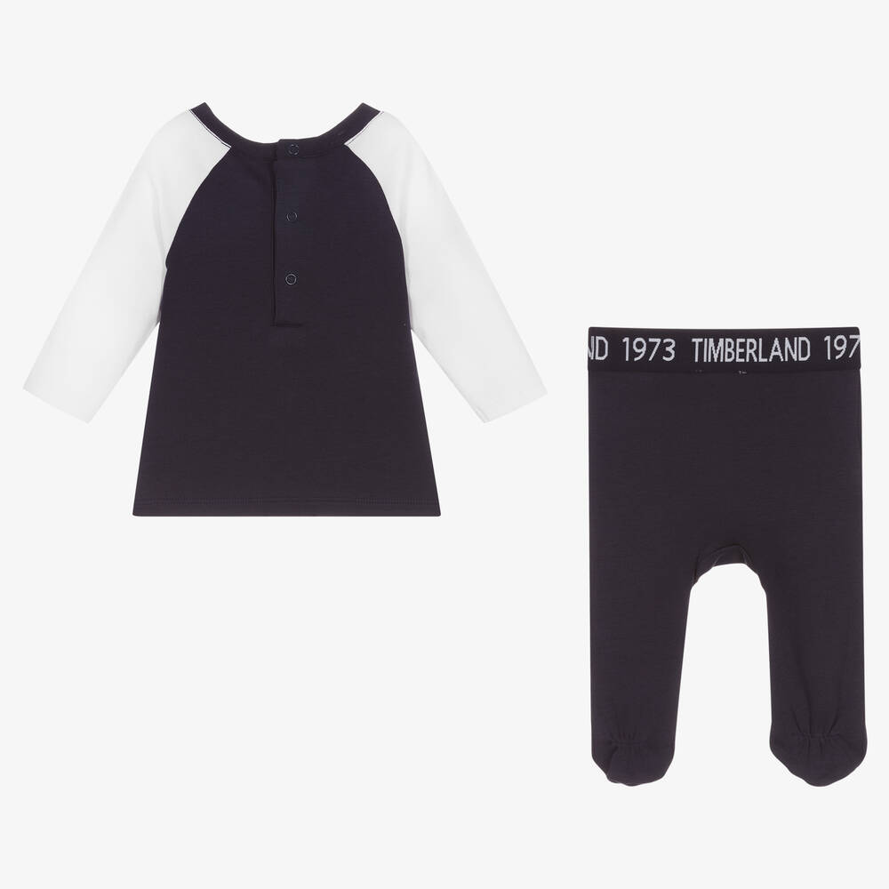 Timberland-Синий топ и штанишки для малышей | Childrensalon Outlet