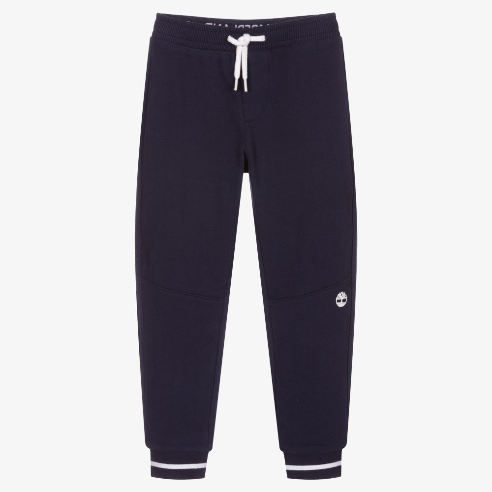 Timberland - Navy Blue Logo Joggers | Childrensalon