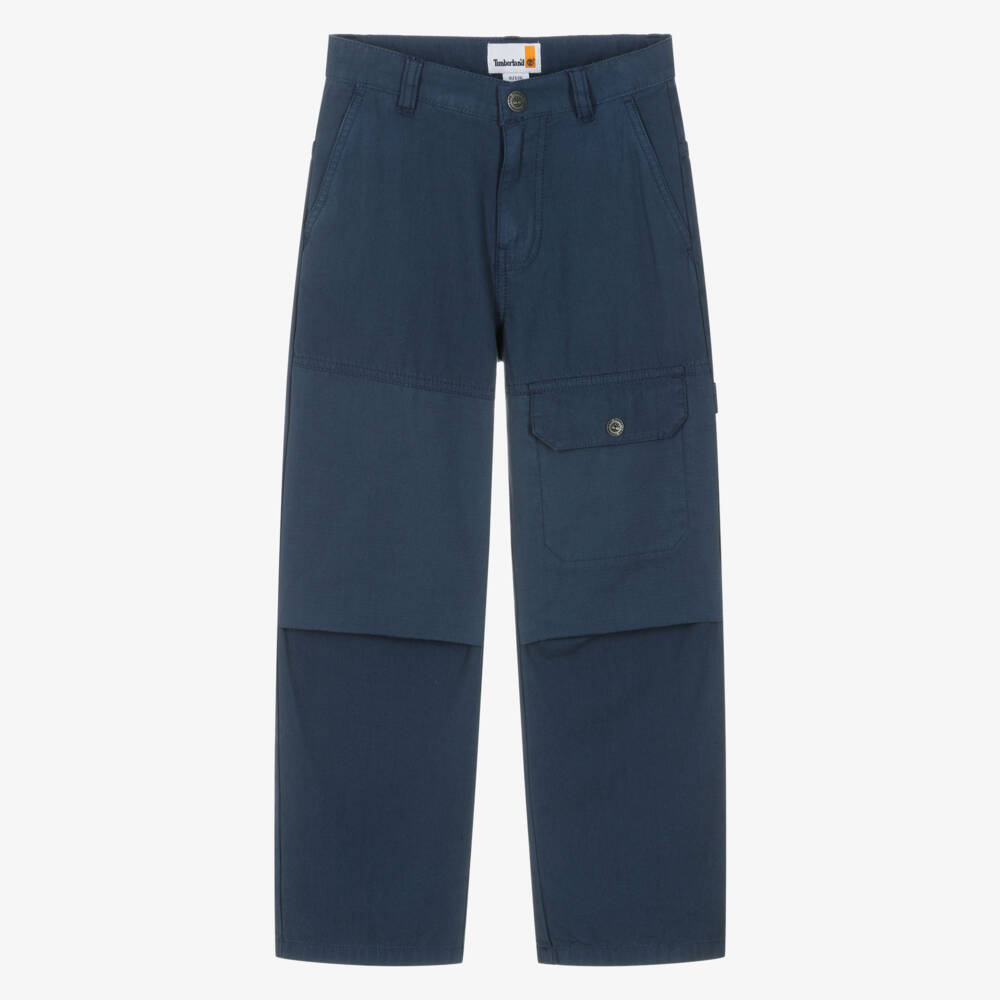 Timberland-Синие брюки карго для мальчиков | Childrensalon Outlet