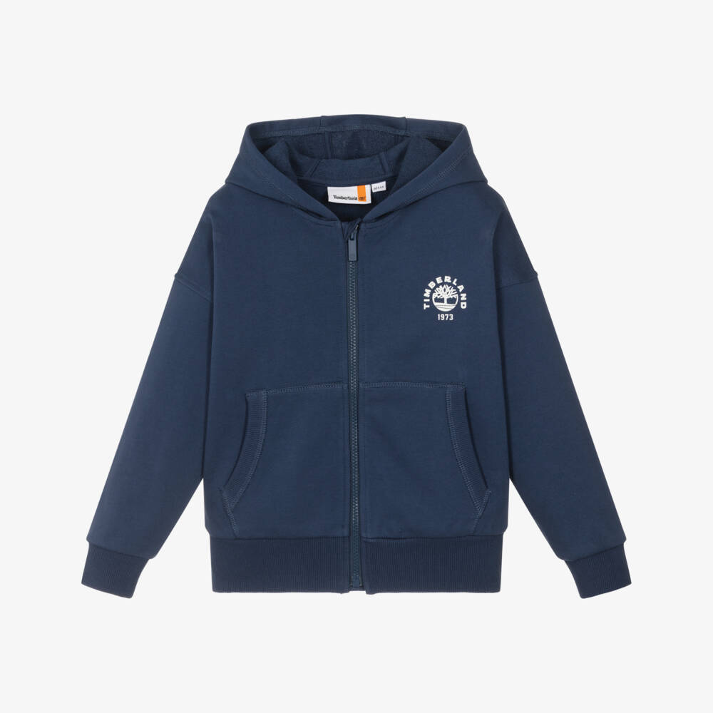 Timberland-Синий лого на молнии для мальчиков | Childrensalon Outlet