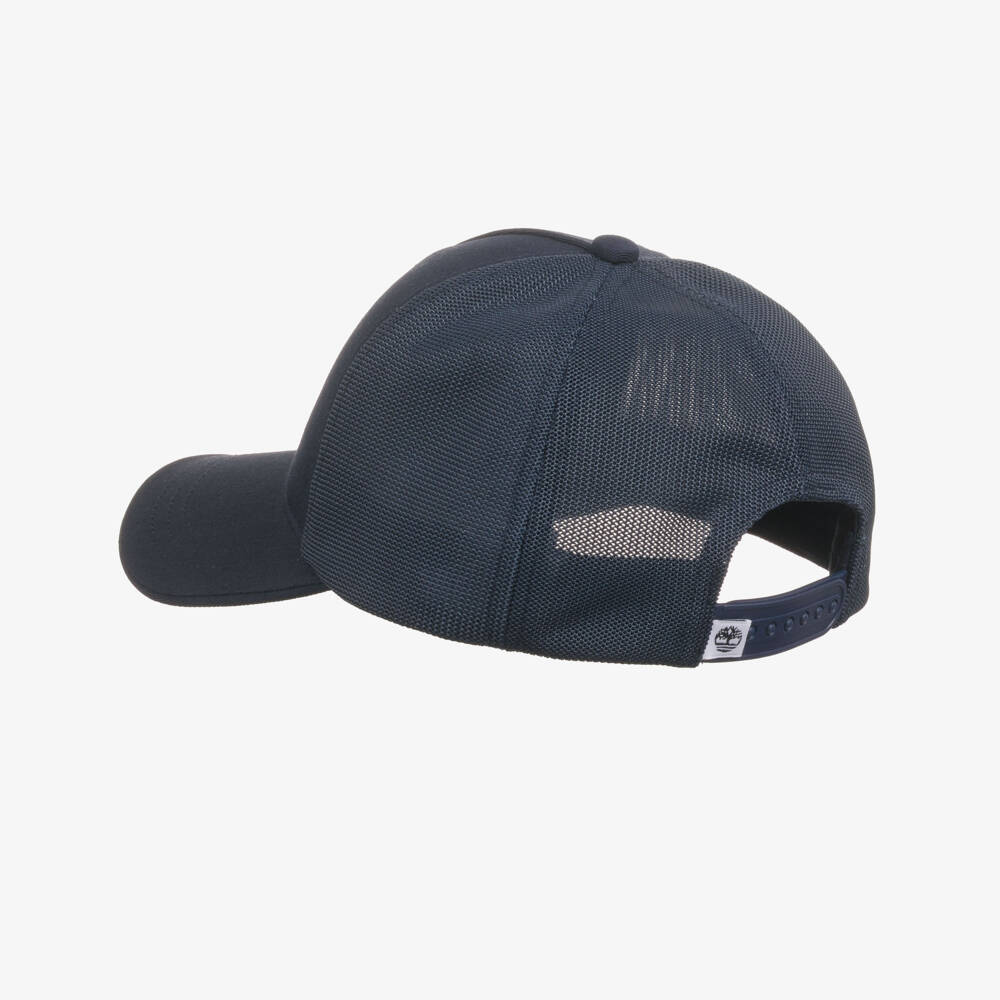 Timberland-Navy Mesh Hat | Childrensalon Outlet