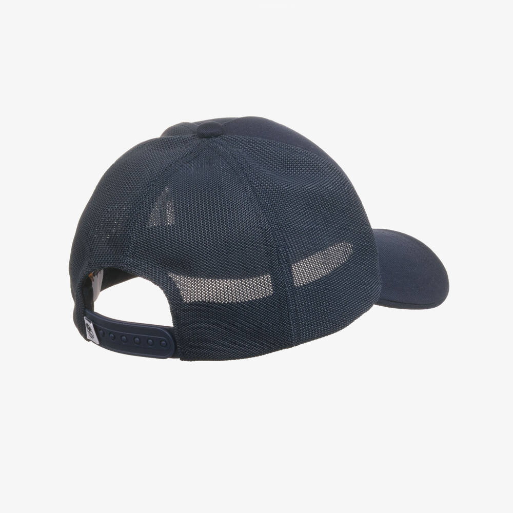 Timberland-Navy Mesh Hat | Childrensalon Outlet