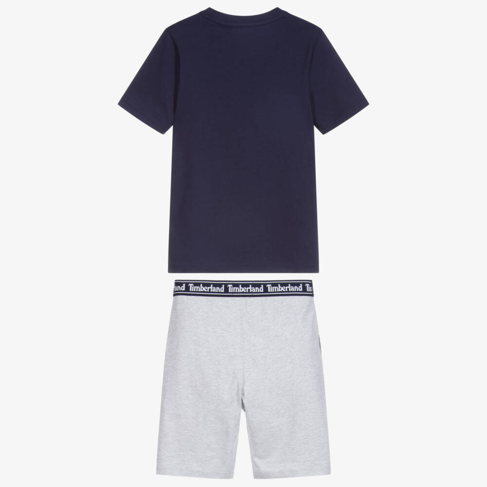 Timberland-Organic Cotton Short Pyjamas | Childrensalon Outlet