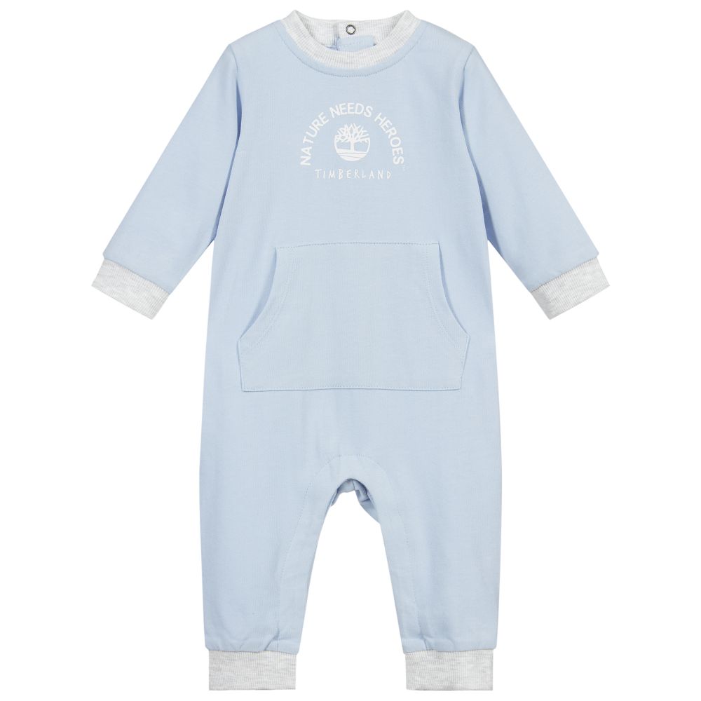 Timberland - Бледно-голубой комбинезон-слип из хлопка для малышей | Childrensalon