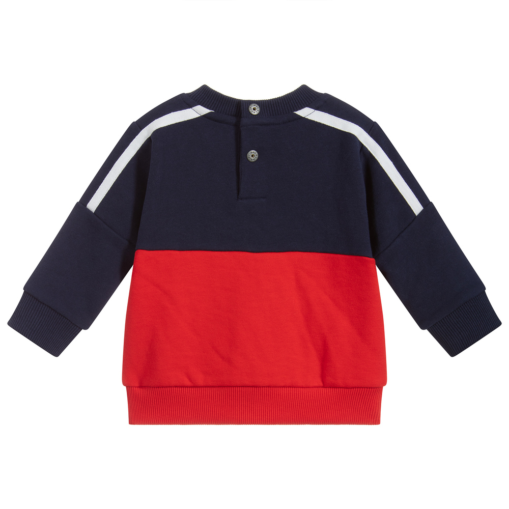 Timberland - Red & Blue Logo Sweatshirt | Childrensalon Outlet