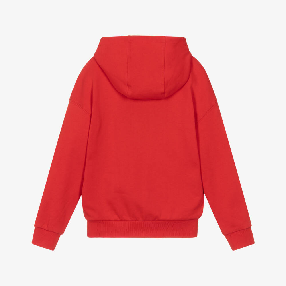 Timberland-Красный худи с логотипом для мальчиков | Childrensalon Outlet