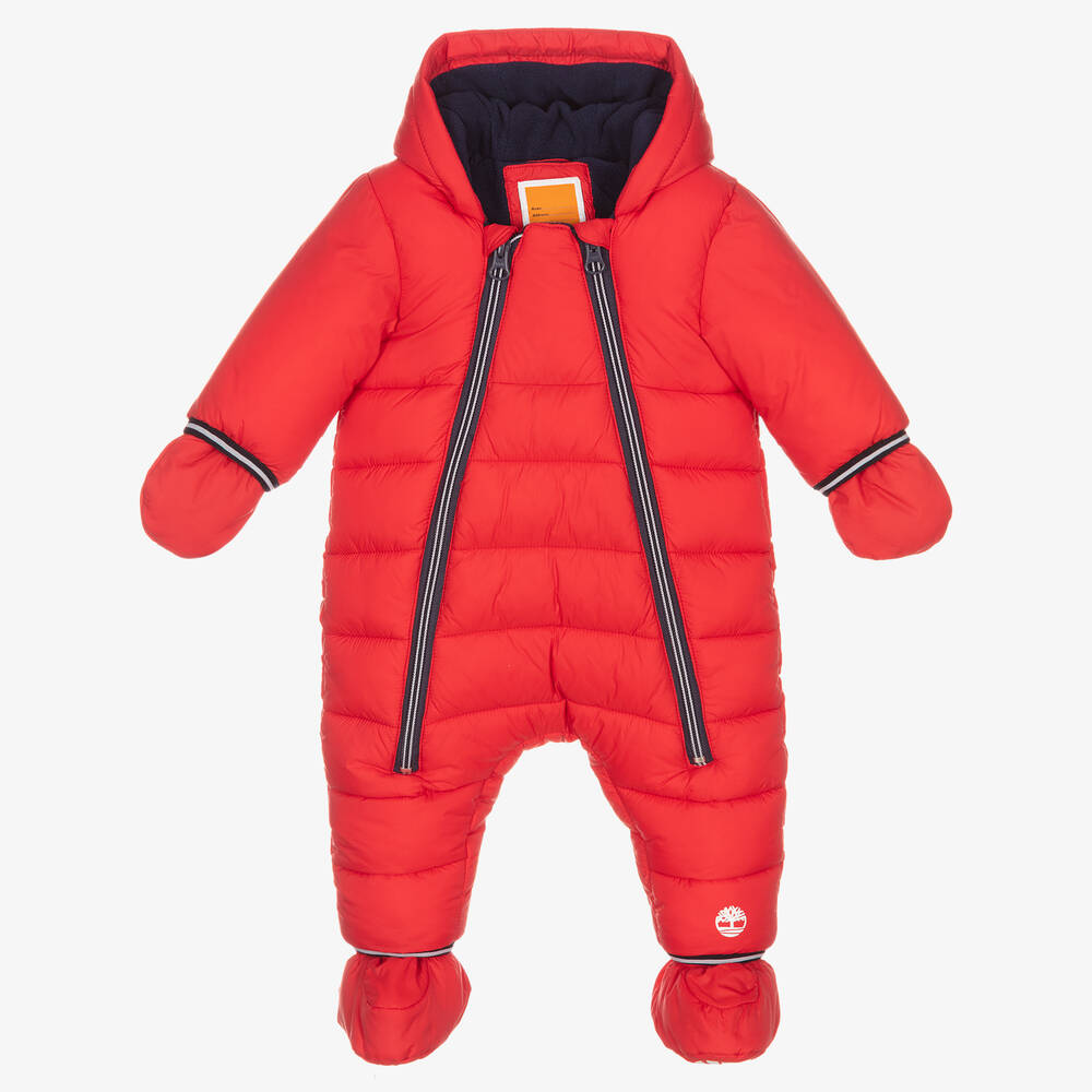 Timberland - Combinaison de ski rouge Bébé | Childrensalon