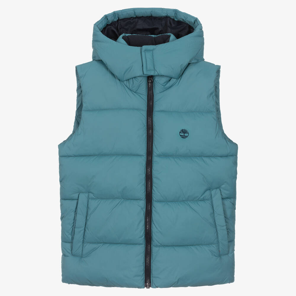 Timberland - Teen Boys Aqua Water Repellent Puffer Gilet  | Childrensalon