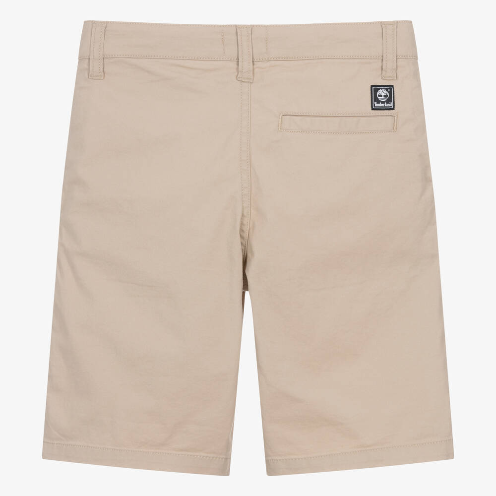 Timberland-شورت تشينو قطن تويل لون بيج للمراهقين | Childrensalon Outlet