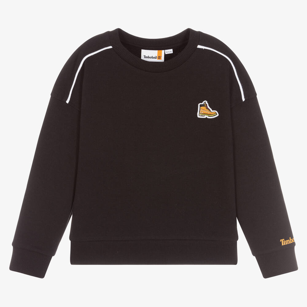 Timberland - Schwarzes Teen Sweatshirt (J) | Childrensalon