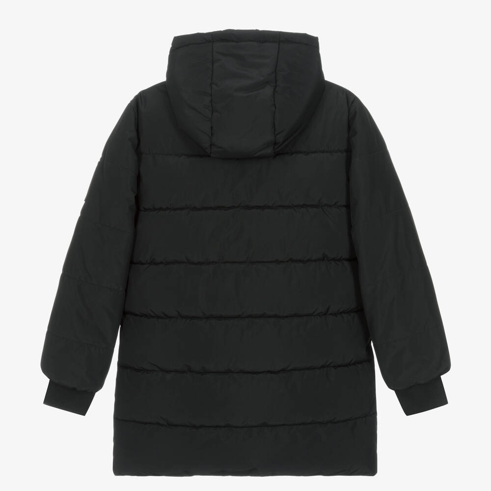 Timberland-Teen Boys Black Water-Repellent Puffer Coat | Childrensalon Outlet