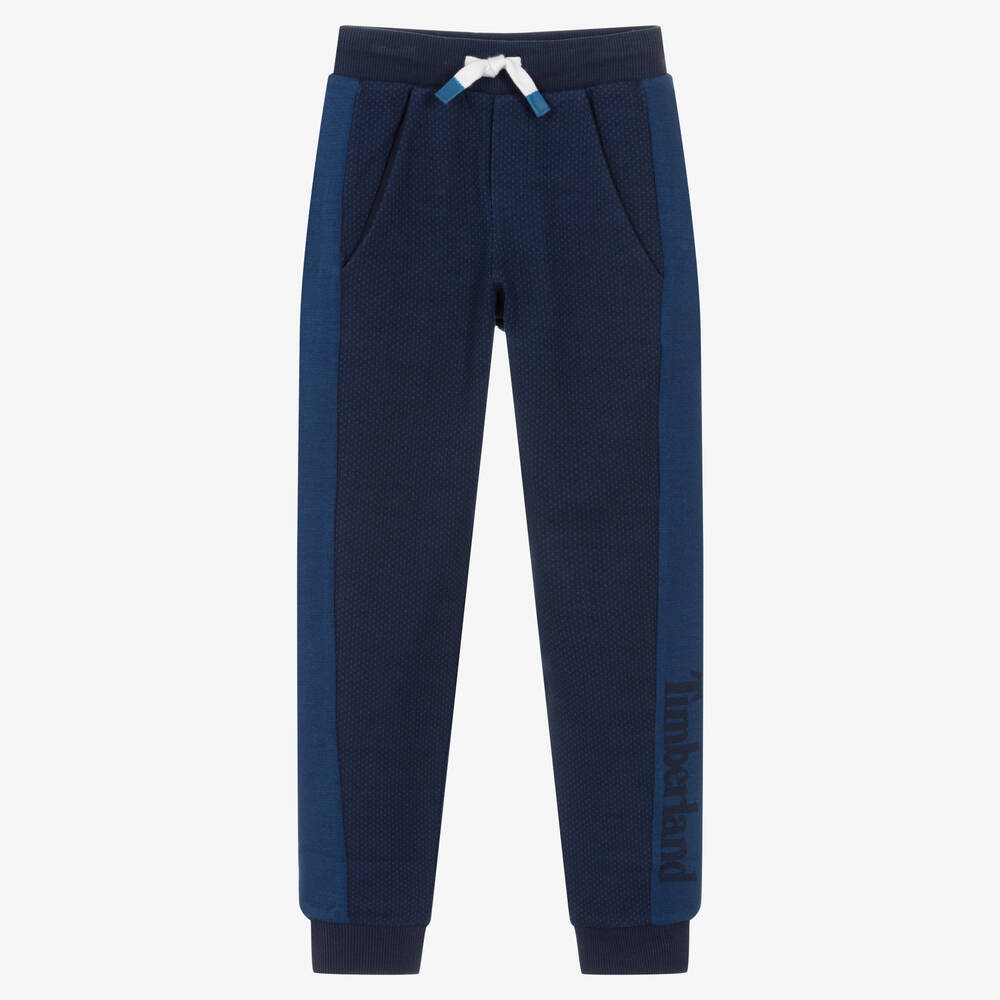 Timberland - Pantalon de jogging bleu en coton | Childrensalon