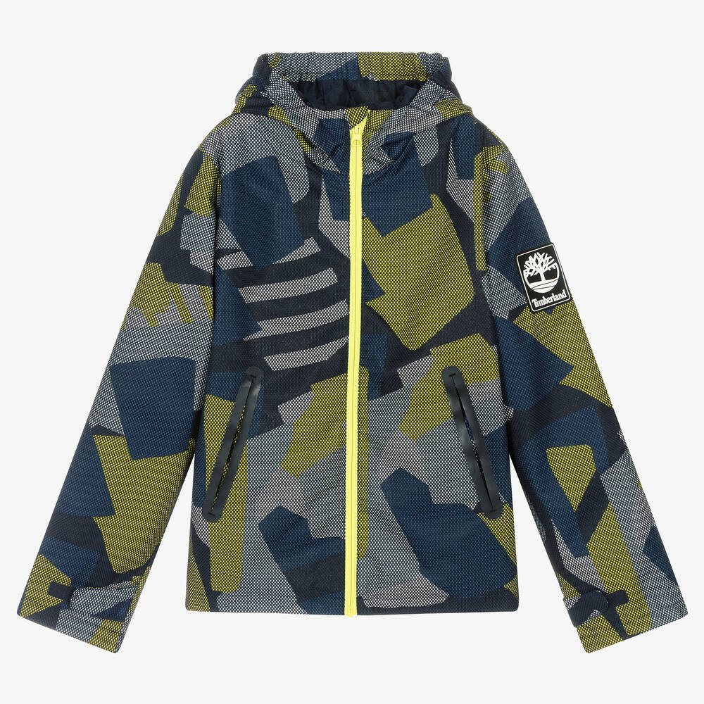 Timberland - Teen Windjacke in Blau und Grün | Childrensalon