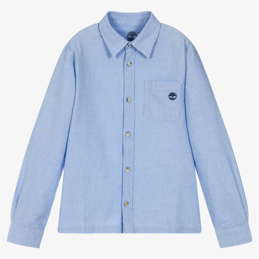 Timberland blue 2025 shirt