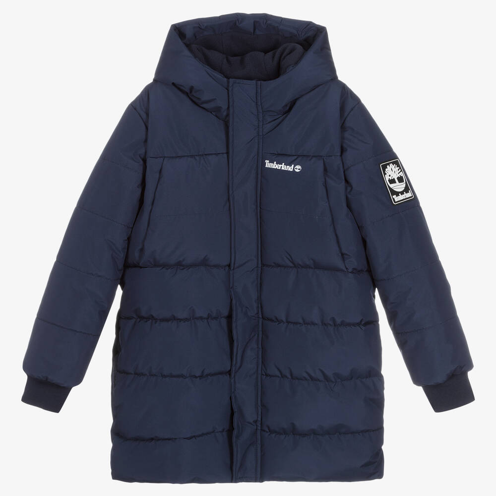 Timberland - Blauer Teen Steppmantel (J) | Childrensalon