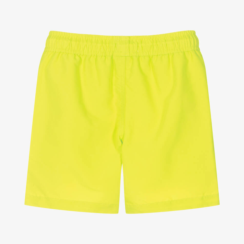 Timberland-Teen Boys Green Logo Swim Shorts | Childrensalon Outlet
