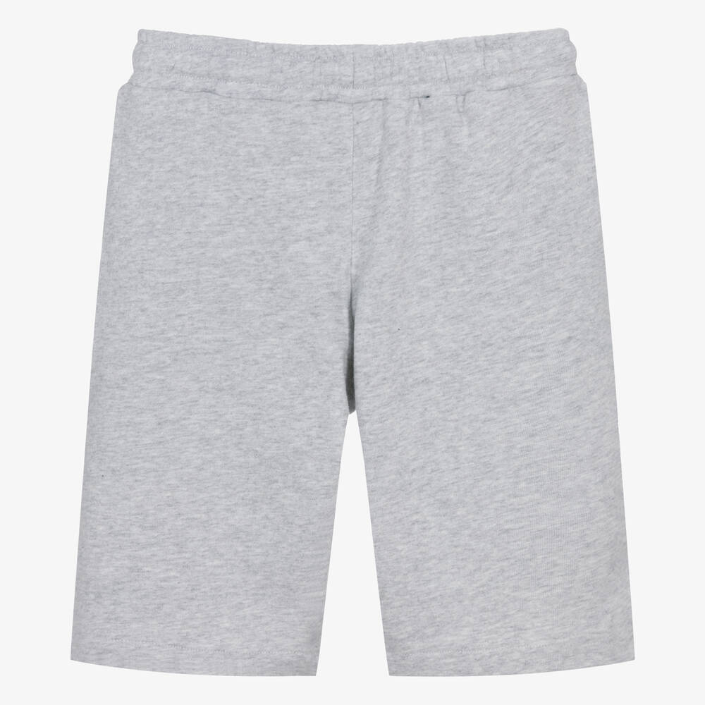 Timberland-Teen Boys Grey Marl Cotton Shorts | Childrensalon Outlet