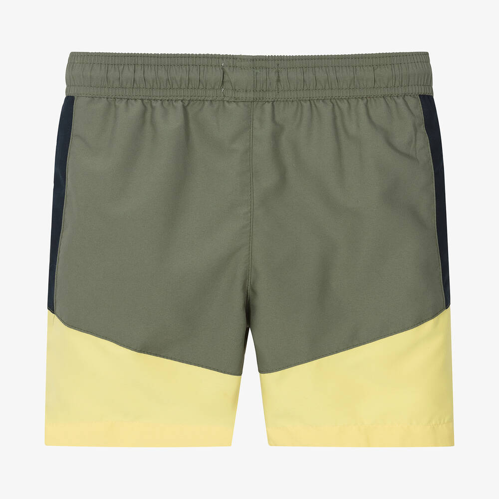 Timberland-شورت سباحة لون أخضر كاكي للمراهقين | Childrensalon Outlet