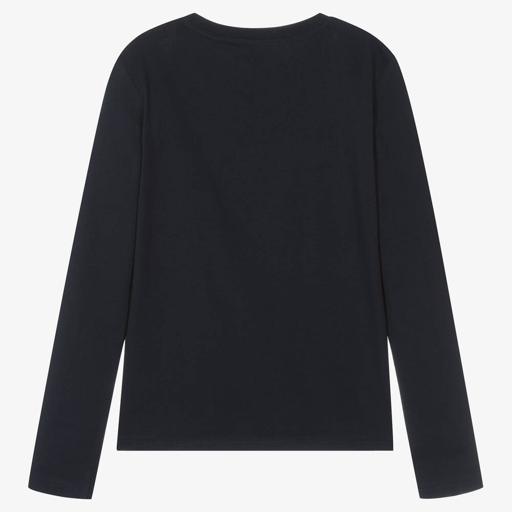 Timberland-Синий топ из органического хлопка | Childrensalon Outlet