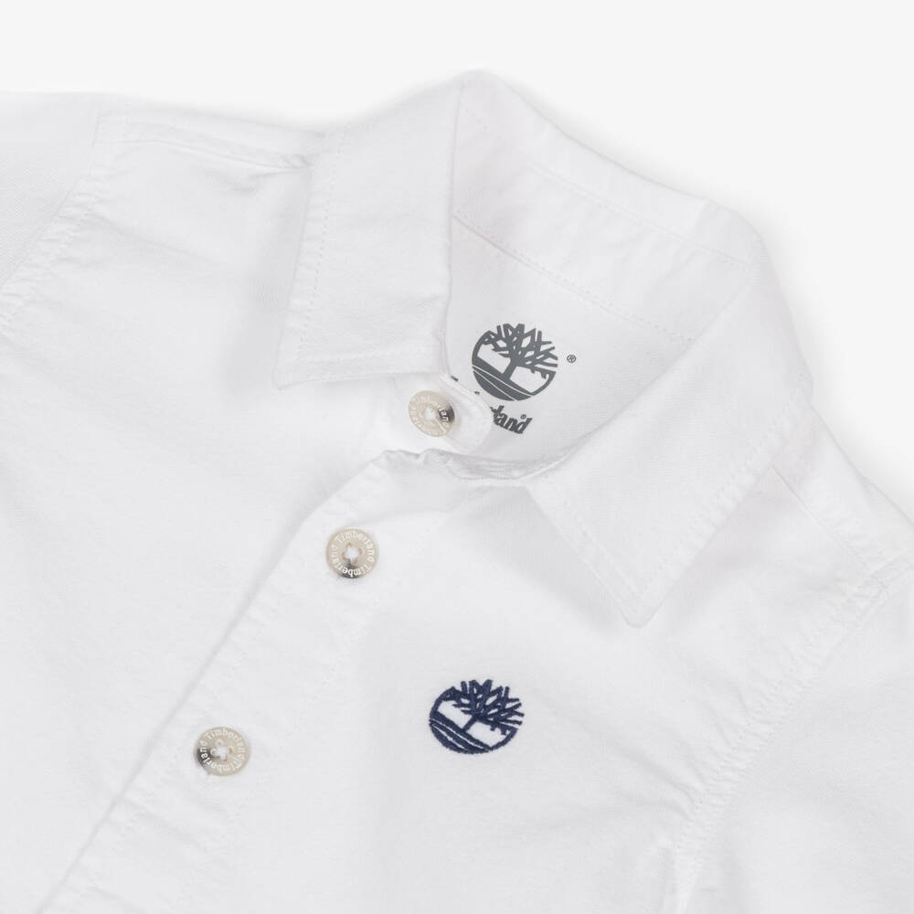 Timberland-White Shirt | Childrensalon Outlet