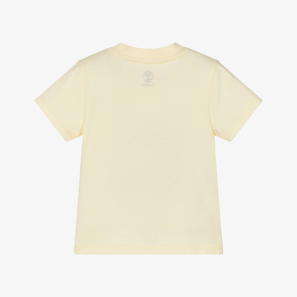 Timberland-yellow graphic tshirt | Childrensalon Outlet