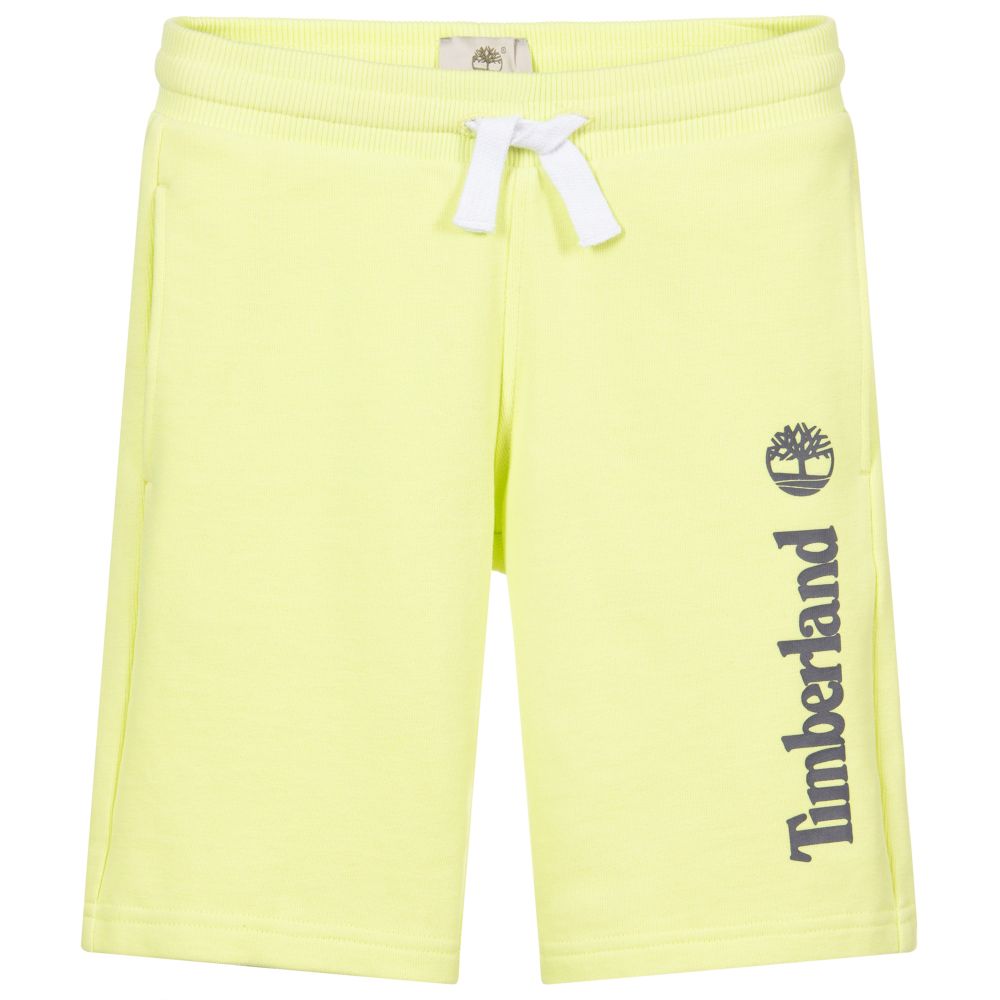 Timberland - Short jaune en jersey | Childrensalon