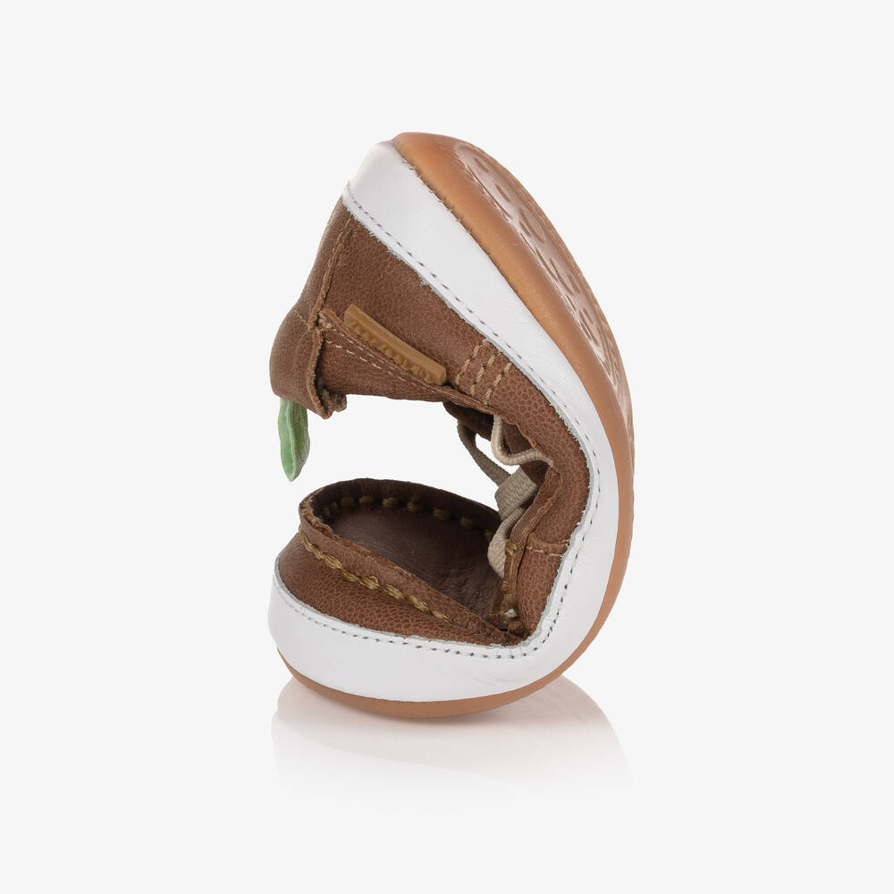 Tip Toey Joey-Baby Boys Brown Boat Shoes | Childrensalon Outlet
